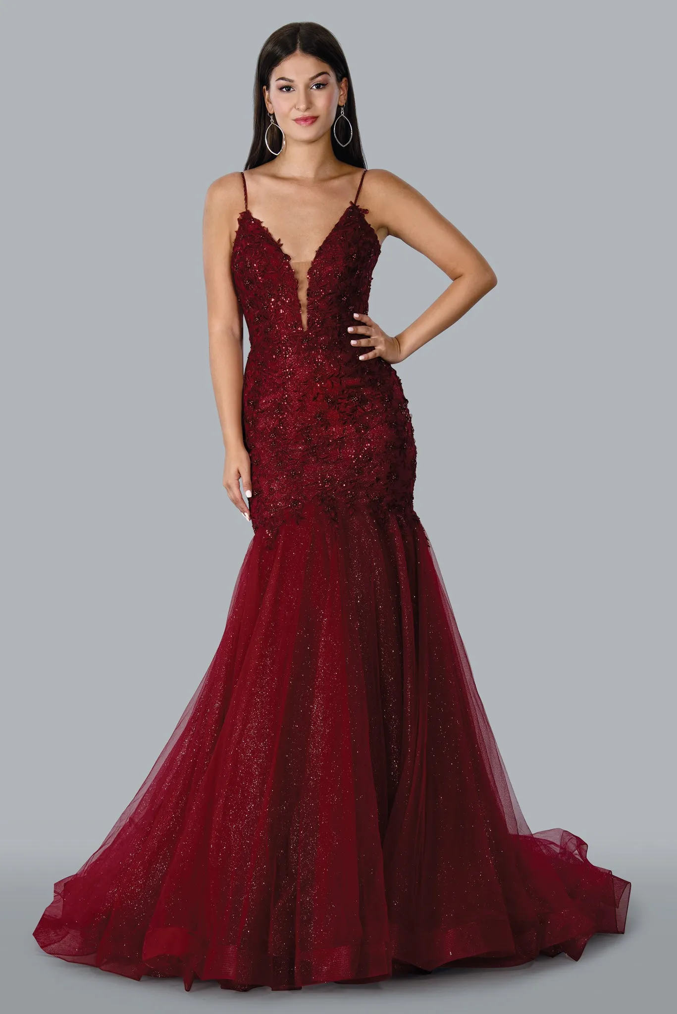 Stella Couture 22043 Long Shimmer Mermaid Prom Dress Pageant Gown Bridal Wedding